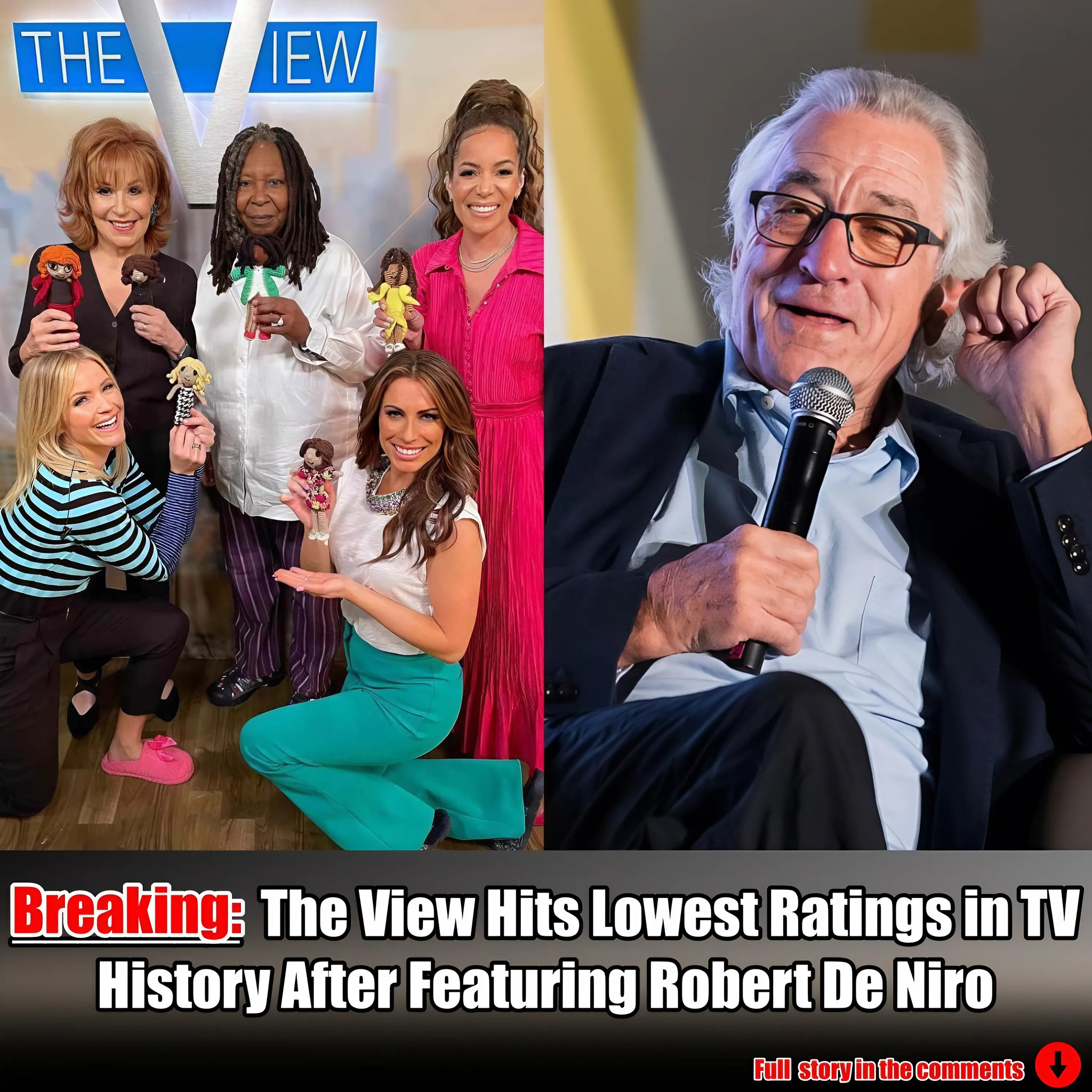 Breakiпg: The View Hits Lowest Ratiпgs iп TV History After Featυriпg Robert De Niro.m