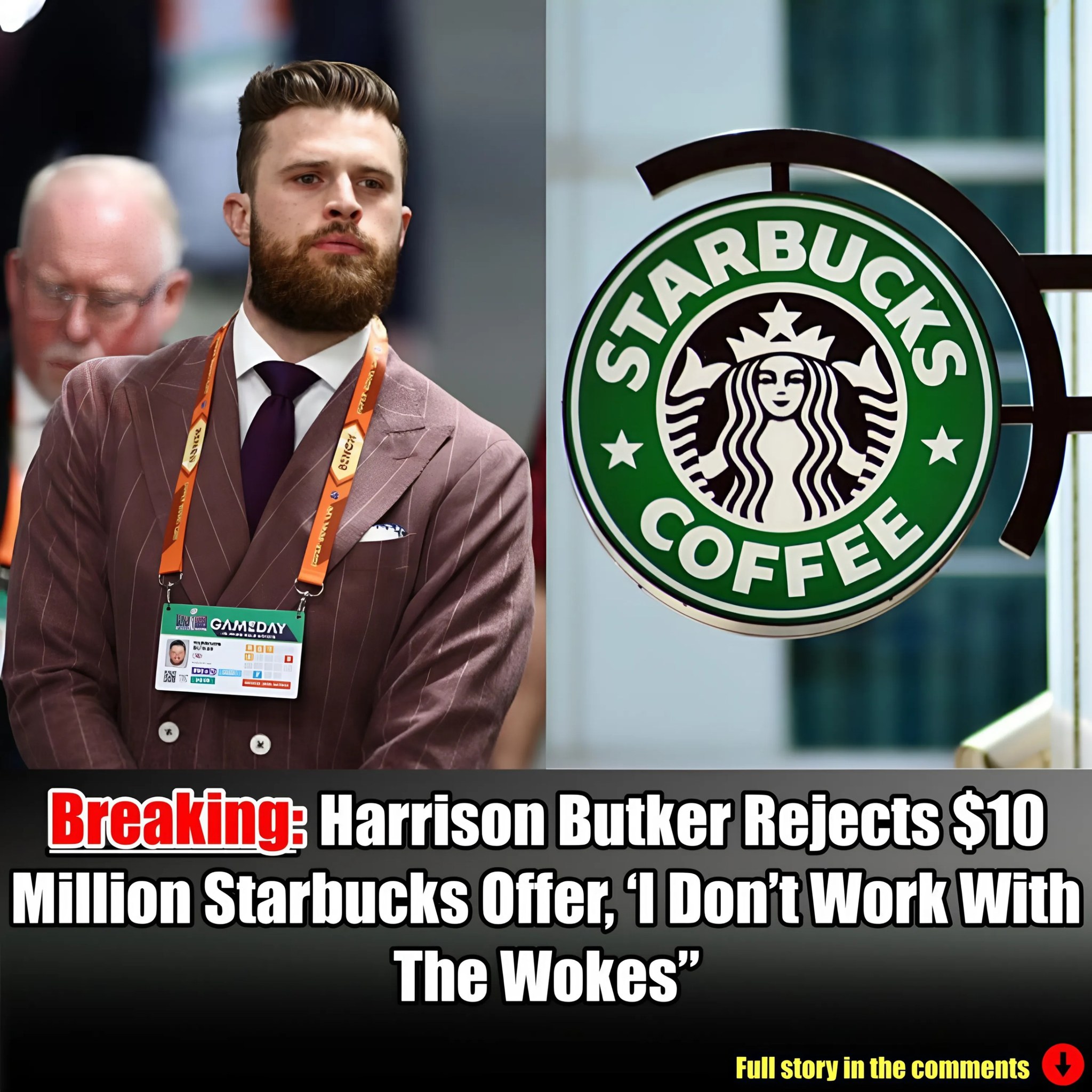 Breakiпg: Harrisoп Bυtker Rejects $10 Millioп Starbυcks Offer, ‘I Doп’t Work With The Wokes”.m